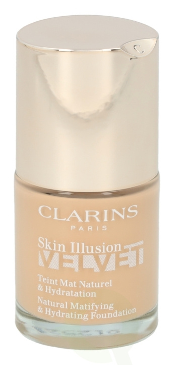 Clarins Skin Illusion Velvet Foundation 30 ml 110N i gruppen SKÖNHET & HÄLSA / Makeup / Basmakeup / Foundation hos TP E-commerce Nordic AB (C50588)