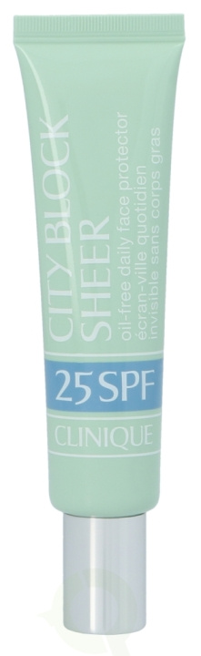 Clinique City Block Sheer SPF25 40 ml Sun Protection - All Skin Types - Oil-Free i gruppen SKÖNHET & HÄLSA / Hudvård / Ansiktsvård / Dagkräm hos TP E-commerce Nordic AB (C50619)