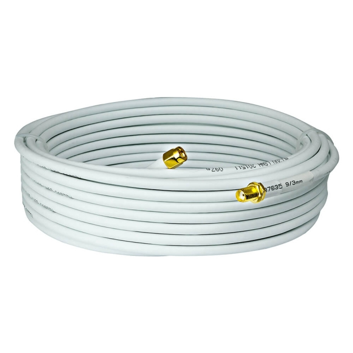 Televes Cable SM-010 SMA-SMA Male-Female 10.0m White i gruppen HEMELEKTRONIK / Kablar & Adaptrar / RCA-kablar & adaptrar / Kablar hos TP E-commerce Nordic AB (C50632)