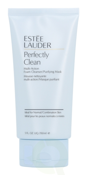 Estee Lauder E.Lauder Perfectly Clean Foam Cleanser/Purif Mask 150 ml Normal/Combination Skin i gruppen SKÖNHET & HÄLSA / Hudvård / Ansiktsvård / Rengöring hos TP E-commerce Nordic AB (C51063)