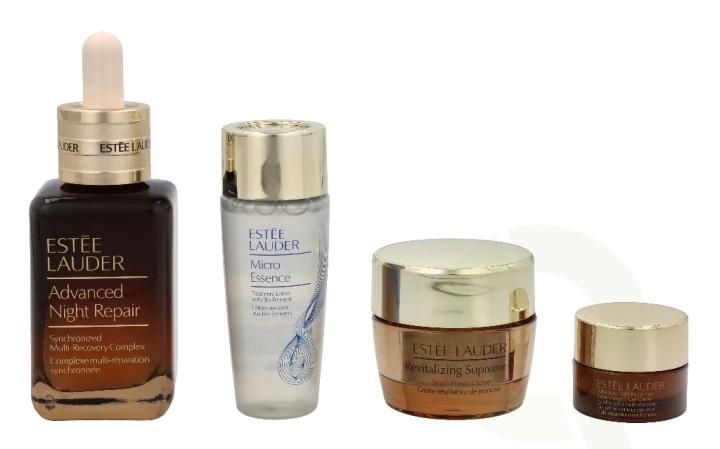 Estee Lauder E.Lauder Night Time Necessities Set 100 ml Advanced Night Repair 50ml/Micro Essence 30ml/Revitalizing Supreme+15ml/Advanced Night Repair Eye 5ml i gruppen SKÖNHET & HÄLSA / Presentkit / Presentkit För Henne hos TP E-commerce Nordic AB (C51203)