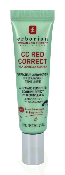 Erborian CC Red Correct Automatic Perfector SPF25 15 ml Broad Spectrum Sunscreen i gruppen SKÖNHET & HÄLSA / Makeup / Basmakeup / CC/BB Cream hos TP E-commerce Nordic AB (C51266)