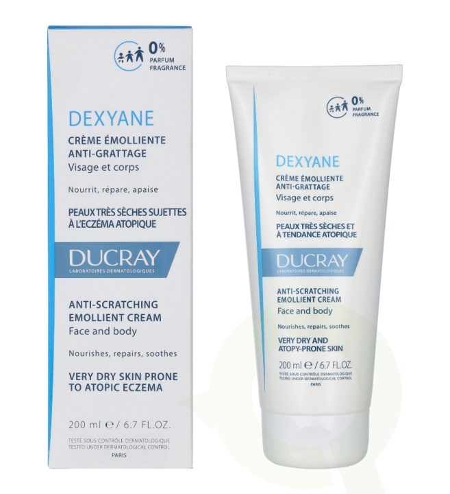 Ducray Dexyane Anti-Scratching Emolient Cream 200 ml i gruppen SKÖNHET & HÄLSA / Hudvård / Kroppsvård / Body lotion hos TP E-commerce Nordic AB (C51348)