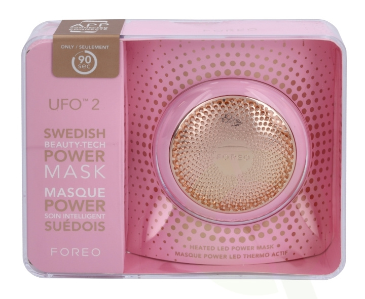 Foreo Ufo 2 Power Mask & Light Therapy - Pearl Pink 1 Piece i gruppen SKÖNHET & HÄLSA / Hudvård / Ansiktsvård / Hudvårdsverktyg hos TP E-commerce Nordic AB (C51386)
