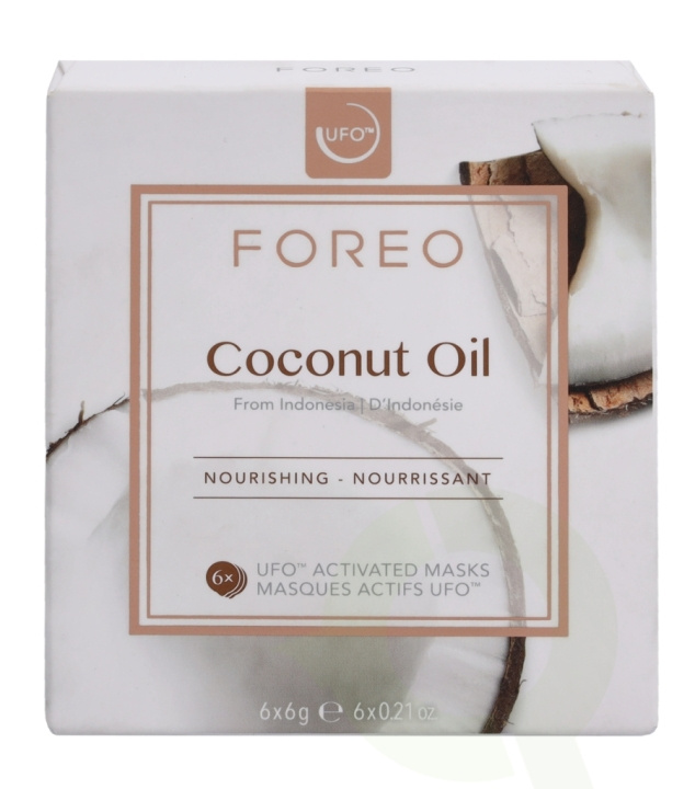 Foreo UFO Mask Set - Coconut Oil 36 gr 6 Pcs x 6gr i gruppen SKÖNHET & HÄLSA / Hudvård / Ansiktsvård / Masker hos TP E-commerce Nordic AB (C51395)