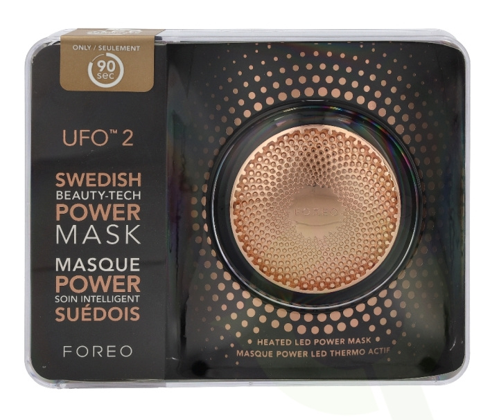Foreo Ufo 2 Power Mask & Light Therapy - Black 1 Piece i gruppen SKÖNHET & HÄLSA / Hudvård / Ansiktsvård / Hudvårdsverktyg hos TP E-commerce Nordic AB (C51405)