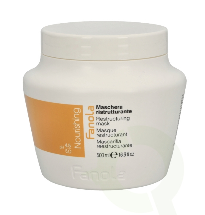 Fanola Nutri Care Restructuring Mask 500 ml i gruppen SKÖNHET & HÄLSA / Hår & Styling / Hårvårdsprodukter / Hårinpackning hos TP E-commerce Nordic AB (C51415)