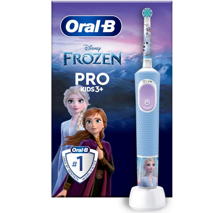 Oral B Eltandborste Vitality Pro Kids Frozen HBOX i gruppen SKÖNHET & HÄLSA / Munvård / Eltandborstar hos TP E-commerce Nordic AB (C51451)