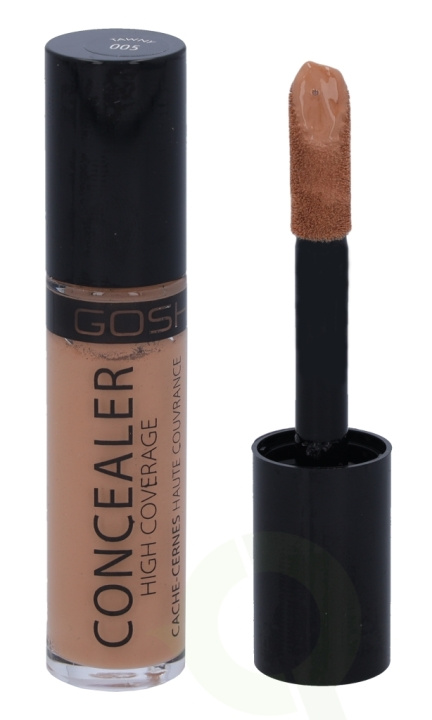 Gosh High Coverage Concealer 5.5 ml #005 Tawny i gruppen SKÖNHET & HÄLSA / Makeup / Basmakeup / Concealer hos TP E-commerce Nordic AB (C51674)