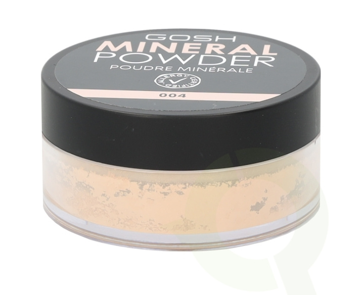 Gosh Mineral Powder 8 g 004 Natural i gruppen SKÖNHET & HÄLSA / Makeup / Basmakeup / Puder hos TP E-commerce Nordic AB (C51677)