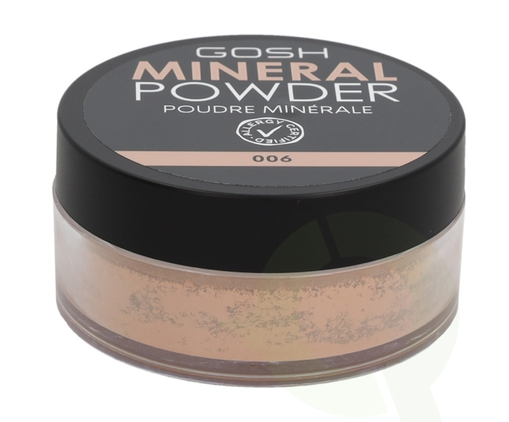 Gosh Mineral Powder 8 g 006 Honey i gruppen SKÖNHET & HÄLSA / Makeup / Basmakeup / Puder hos TP E-commerce Nordic AB (C51678)