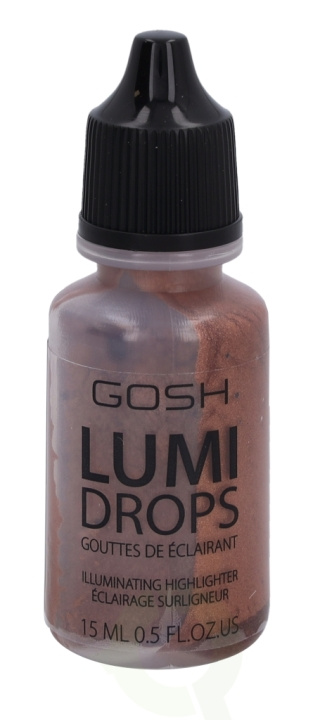 Gosh Lumi Drops Illuminating Highlighter 15 ml 006 Bronze i gruppen SKÖNHET & HÄLSA / Makeup / Basmakeup / Contour/Highlight hos TP E-commerce Nordic AB (C51691)