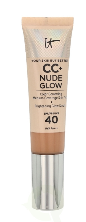 IT Cosmetics CC+ Nude Glow SPF40 32 ml Light Medium i gruppen SKÖNHET & HÄLSA / Hudvård / Ansiktsvård / Dagkräm hos TP E-commerce Nordic AB (C51751)