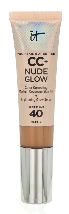 IT Cosmetics CC+ Nude Glow SPF40 32 ml Medium Tan i gruppen SKÖNHET & HÄLSA / Hudvård / Ansiktsvård / Dagkräm hos TP E-commerce Nordic AB (C51753)