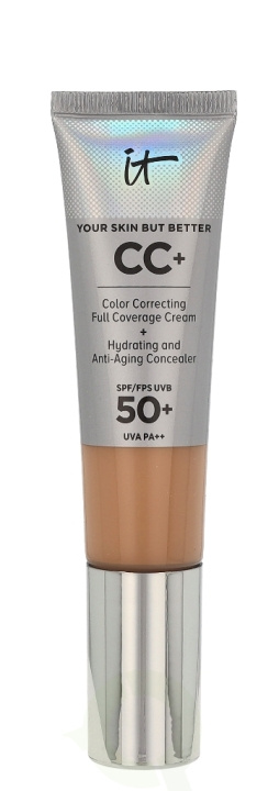 IT Cosmetics CC+ Color Corr. Full Coverage Cream SPF50 32 ml Neutral Medium i gruppen SKÖNHET & HÄLSA / Hudvård / Ansiktsvård / Dagkräm hos TP E-commerce Nordic AB (C51756)