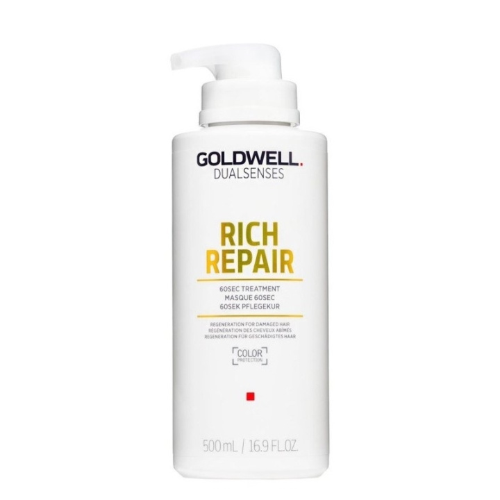 Goldwell Dualsenses Rich Repair 60sec Treatment 500ml i gruppen SKÖNHET & HÄLSA / Hår & Styling / Hårvårdsprodukter / Hårinpackning hos TP E-commerce Nordic AB (C51969)