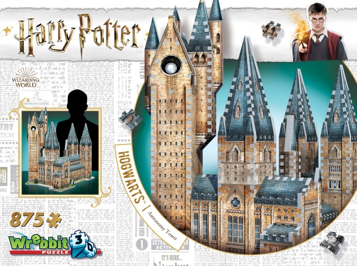 Wizarding World: Harry Potter Wrebbit Hogwarts Observatory 3D-pussel i gruppen LEKSAKER, BARN- & BABYPRODUKTER / Leksaker / Pussel hos TP E-commerce Nordic AB (C51994)