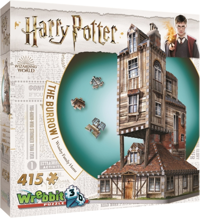 Wizarding World: Harry Potter Wrebbit The Burrow 3D-pussel i gruppen LEKSAKER, BARN- & BABYPRODUKTER / Leksaker / Pussel hos TP E-commerce Nordic AB (C52021)