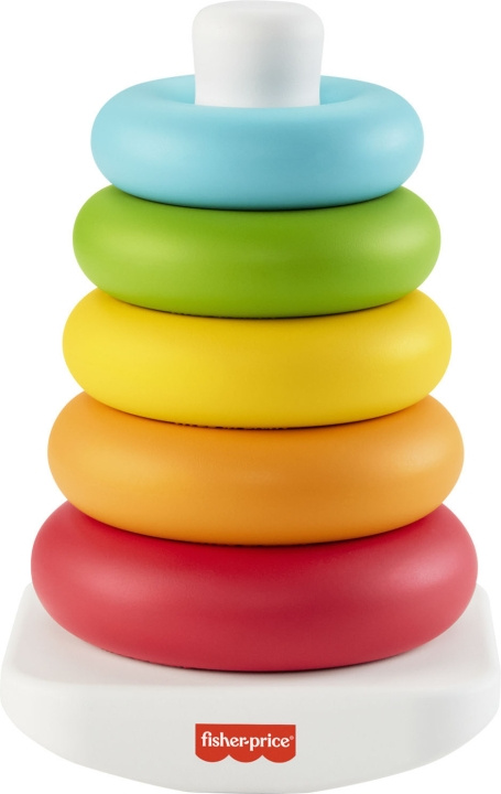 Fisher-Price Rock-A-Stack Ring Tower i gruppen LEKSAKER, BARN- & BABYPRODUKTER / Babyleksaker / Aktivitetsleksaker hos TP E-commerce Nordic AB (C52045)