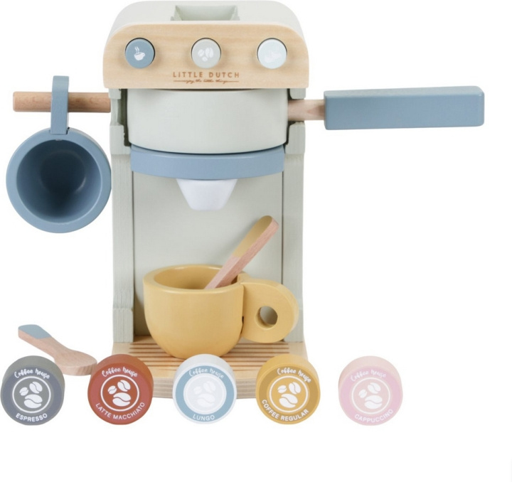 Little Dutch kaffemaskin lekset, pastell i gruppen LEKSAKER, BARN- & BABYPRODUKTER / Leksaker / Lilla hemmet & Rollek hos TP E-commerce Nordic AB (C52073)