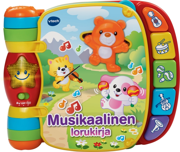 Vtech Baby Musical barnrimbok, FI i gruppen LEKSAKER, BARN- & BABYPRODUKTER / Babyleksaker / Aktivitetsleksaker hos TP E-commerce Nordic AB (C52076)