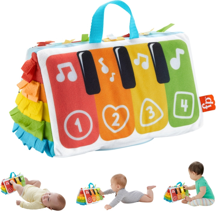 Fisher-Price Kick & Play Soft Piano - första piano i gruppen LEKSAKER, BARN- & BABYPRODUKTER / Babyleksaker / Aktivitetsleksaker hos TP E-commerce Nordic AB (C52102)