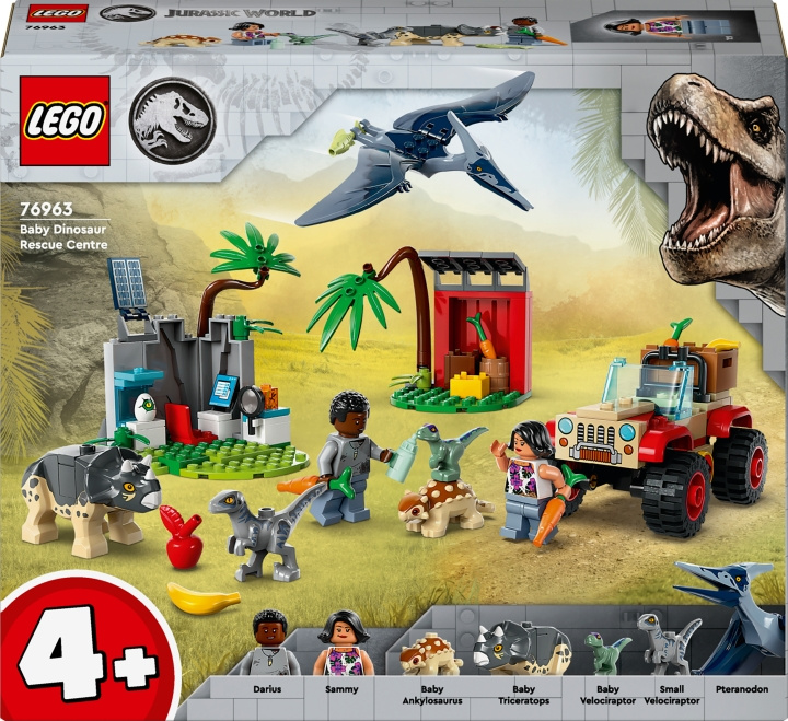 LEGO Jurassic World 76963 - Baby Dinosaur Rescue Center i gruppen LEKSAKER, BARN- & BABYPRODUKTER / Leksaker / Byggleksaker / Lego hos TP E-commerce Nordic AB (C52131)