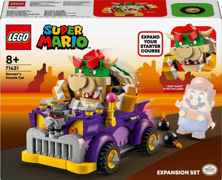 LEGO Super Mario 71431 - Bowser\'s Muscle Car Expansion Set i gruppen LEKSAKER, BARN- & BABYPRODUKTER / Leksaker / Byggleksaker / Lego hos TP E-commerce Nordic AB (C52134)