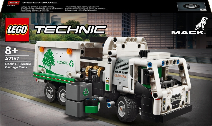 LEGO Technic 42167 - Mack® LR Electric Garbage Truck i gruppen LEKSAKER, BARN- & BABYPRODUKTER / Leksaker / Byggleksaker / Lego hos TP E-commerce Nordic AB (C52154)