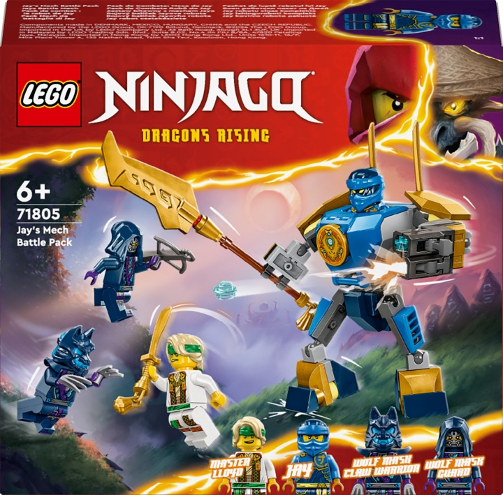 LEGO Ninjago 71805 - Jay\'s Mech Battle Pack i gruppen LEKSAKER, BARN- & BABYPRODUKTER / Leksaker / Byggleksaker / Lego hos TP E-commerce Nordic AB (C52158)