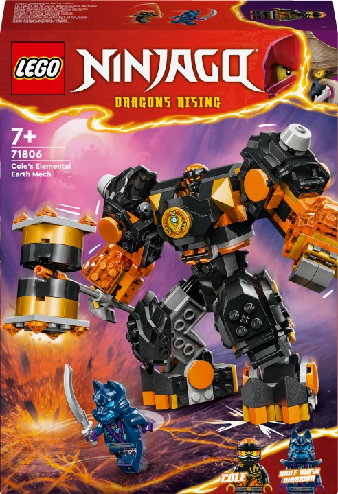 LEGO Ninjago 71806 - Cole\'s Elemental Earth Mech i gruppen LEKSAKER, BARN- & BABYPRODUKTER / Leksaker / Byggleksaker / Lego hos TP E-commerce Nordic AB (C52159)