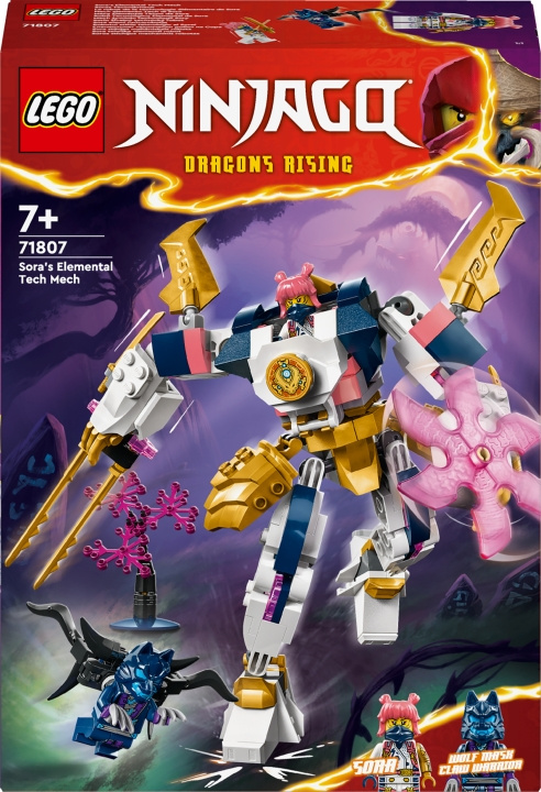 LEGO Ninjago 71807 - Sora\'s Elemental Tech Mech i gruppen LEKSAKER, BARN- & BABYPRODUKTER / Leksaker / Byggleksaker / Lego hos TP E-commerce Nordic AB (C52160)