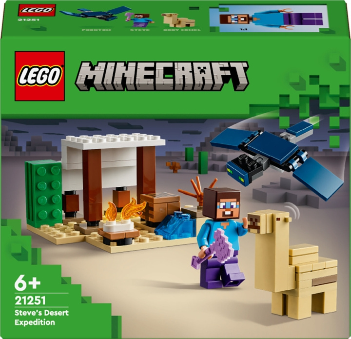 LEGO Minecraft 21251 - Steve\'s Desert Expedition i gruppen LEKSAKER, BARN- & BABYPRODUKTER / Leksaker / Byggleksaker / Lego hos TP E-commerce Nordic AB (C52170)