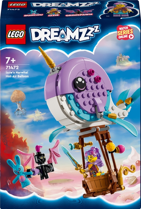 LEGO DREAMZzz 71472 - Izzies narvalsballong i gruppen LEKSAKER, BARN- & BABYPRODUKTER / Leksaker / Byggleksaker / Lego hos TP E-commerce Nordic AB (C52175)