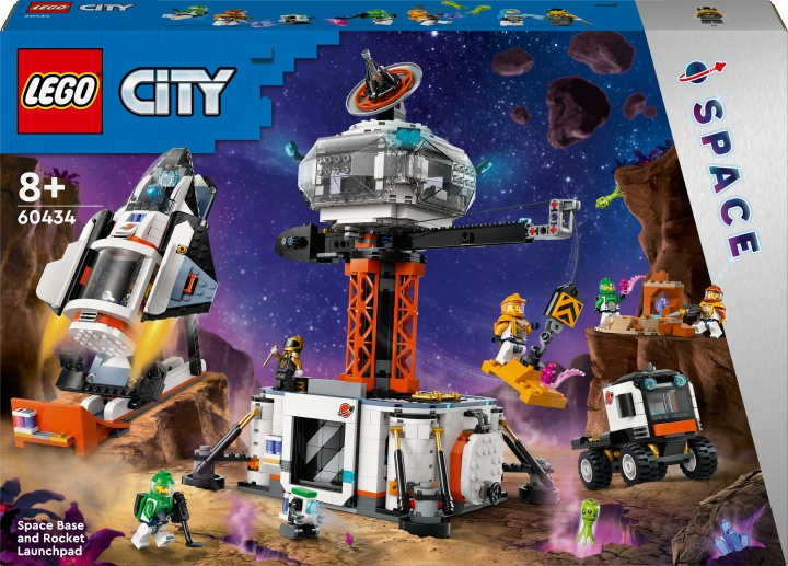 LEGO City Space 60434 - Rymdbas och raketuppskjutningsramp i gruppen LEKSAKER, BARN- & BABYPRODUKTER / Leksaker / Byggleksaker / Lego hos TP E-commerce Nordic AB (C52187)