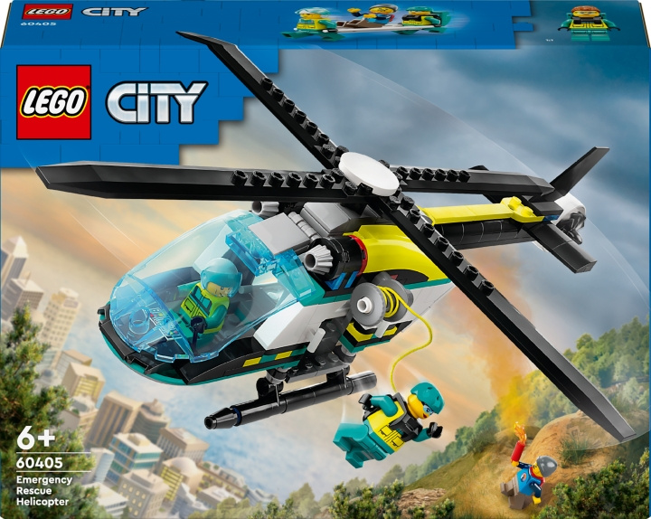 LEGO City Great Vehicles 60405 - Räddningshelikopter i gruppen LEKSAKER, BARN- & BABYPRODUKTER / Leksaker / Byggleksaker / Lego hos TP E-commerce Nordic AB (C52200)