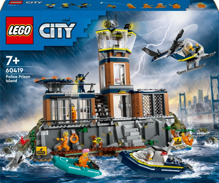LEGO City Police 60419 - Polisens fängelseö i gruppen LEKSAKER, BARN- & BABYPRODUKTER / Leksaker / Byggleksaker / Lego hos TP E-commerce Nordic AB (C52204)