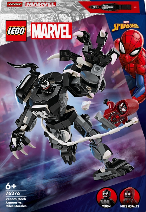 LEGO Super Heroes Marvel 76276 - Venom Mech Armor vs. Miles Morales i gruppen LEKSAKER, BARN- & BABYPRODUKTER / Leksaker / Byggleksaker / Lego hos TP E-commerce Nordic AB (C52213)