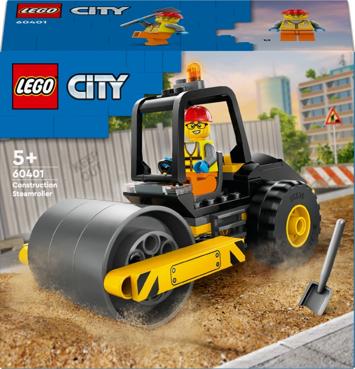 LEGO City Great Vehicles 60401 - Ångvält i gruppen LEKSAKER, BARN- & BABYPRODUKTER / Leksaker / Byggleksaker / Lego hos TP E-commerce Nordic AB (C52222)