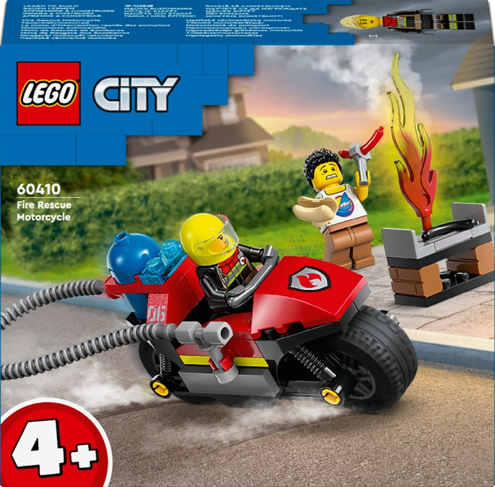 LEGO City Fire 60410 - Brandräddningsmotorcykel i gruppen LEKSAKER, BARN- & BABYPRODUKTER / Leksaker / Byggleksaker / Lego hos TP E-commerce Nordic AB (C52226)