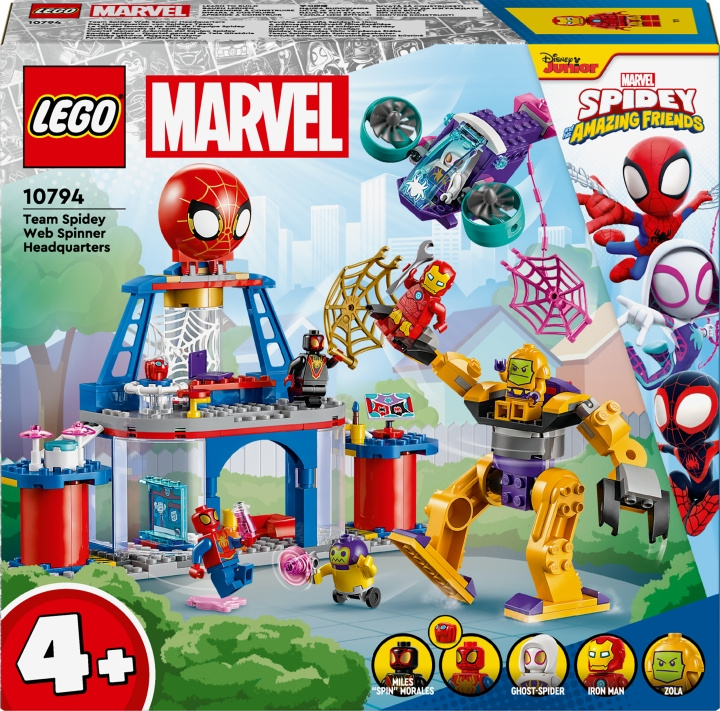 LEGO Super Heroes Marvel 10794 - Team Spidey Web Spinner Headquarters i gruppen LEKSAKER, BARN- & BABYPRODUKTER / Leksaker / Byggleksaker / Lego hos TP E-commerce Nordic AB (C52231)