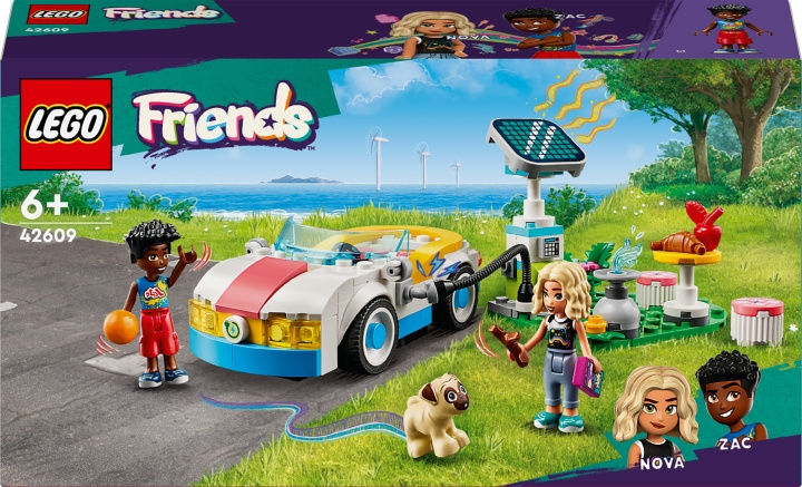 LEGO Friends 42609 - Electric Car and Charger i gruppen LEKSAKER, BARN- & BABYPRODUKTER / Leksaker / Byggleksaker / Lego hos TP E-commerce Nordic AB (C52235)