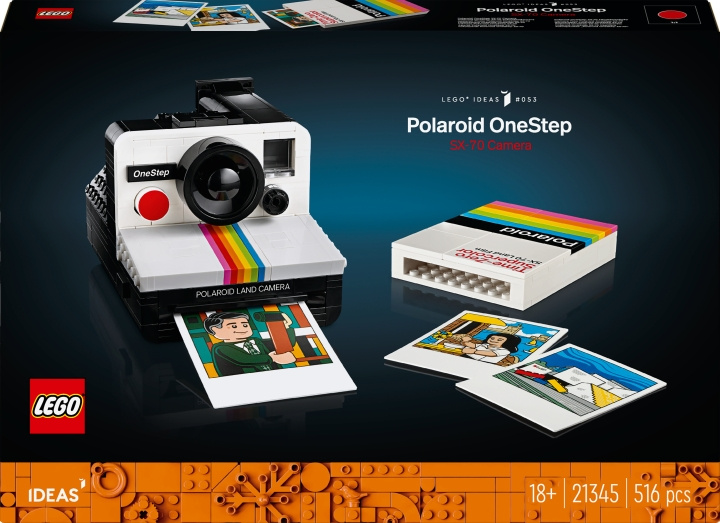 LEGO Ideas 21345 - Polaroid OneStep SX-70 ‑kamera i gruppen LEKSAKER, BARN- & BABYPRODUKTER / Leksaker / Byggleksaker / Lego hos TP E-commerce Nordic AB (C52246)