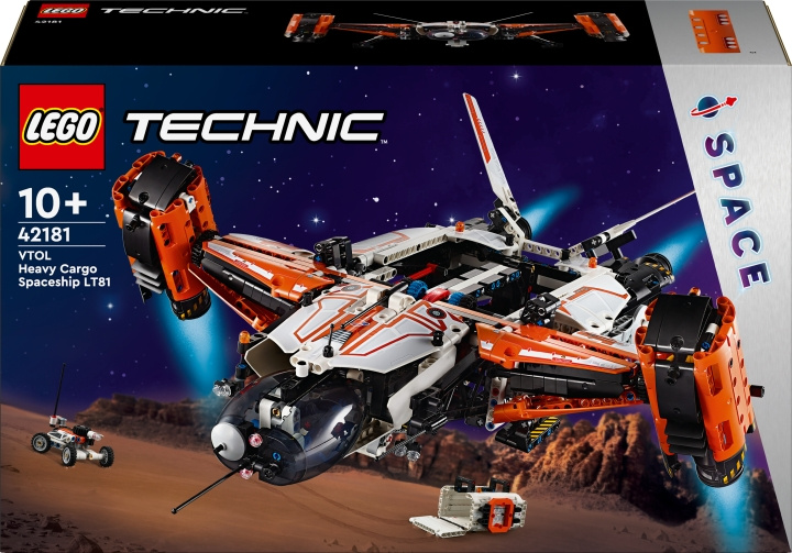 LEGO Technic 42181 - VTOL Tungt fraktrymdskepp LT81 i gruppen LEKSAKER, BARN- & BABYPRODUKTER / Leksaker / Byggleksaker / Lego hos TP E-commerce Nordic AB (C52249)