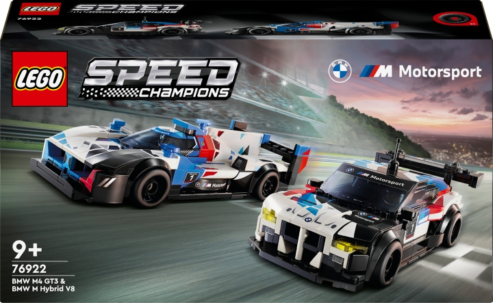 LEGO Speed Champions 76922 - BMW M4 GT3 & BMW M Hybrid V8 Race Cars i gruppen LEKSAKER, BARN- & BABYPRODUKTER / Leksaker / Byggleksaker / Lego hos TP E-commerce Nordic AB (C52258)
