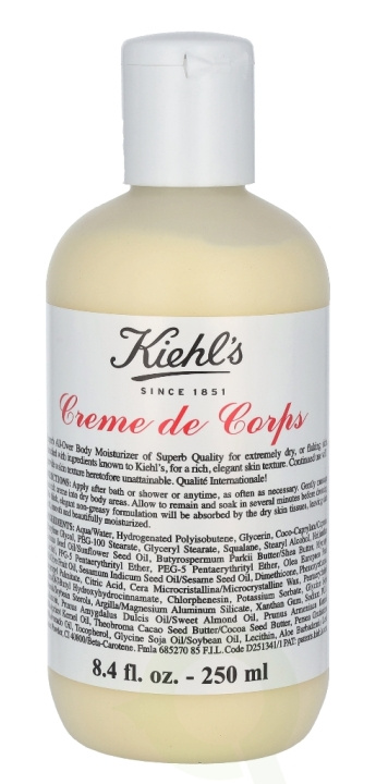 Kiehls Kiehl\'s Creme De Corps 250 ml i gruppen SKÖNHET & HÄLSA / Hudvård / Kroppsvård / Body lotion hos TP E-commerce Nordic AB (C52470)