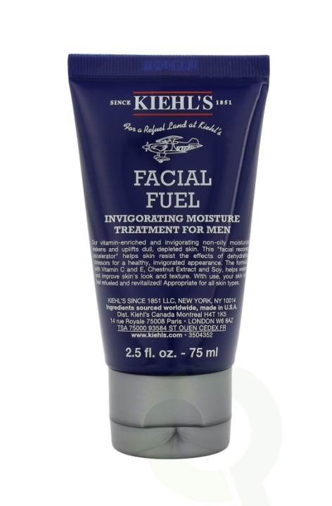 Kiehls Kiehl\'s Men Facial Fuel Energizing Moisture Treatment 75 ml For All Skin Types i gruppen SKÖNHET & HÄLSA / Hudvård / Ansiktsvård / Dagkräm hos TP E-commerce Nordic AB (C52483)