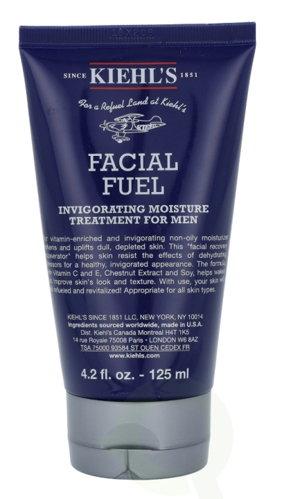 Kiehls Kiehl\'s Men Facial Fuel Energizing Moisture Treatment 125 ml For All Skin Types i gruppen SKÖNHET & HÄLSA / Hudvård / Ansiktsvård / Dagkräm hos TP E-commerce Nordic AB (C52484)