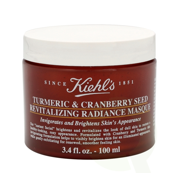 Kiehls Kiehl\'s Turmeric&Cranberry Seed Energiz.Radiance Masque 100 ml i gruppen SKÖNHET & HÄLSA / Hudvård / Ansiktsvård / Masker hos TP E-commerce Nordic AB (C52486)