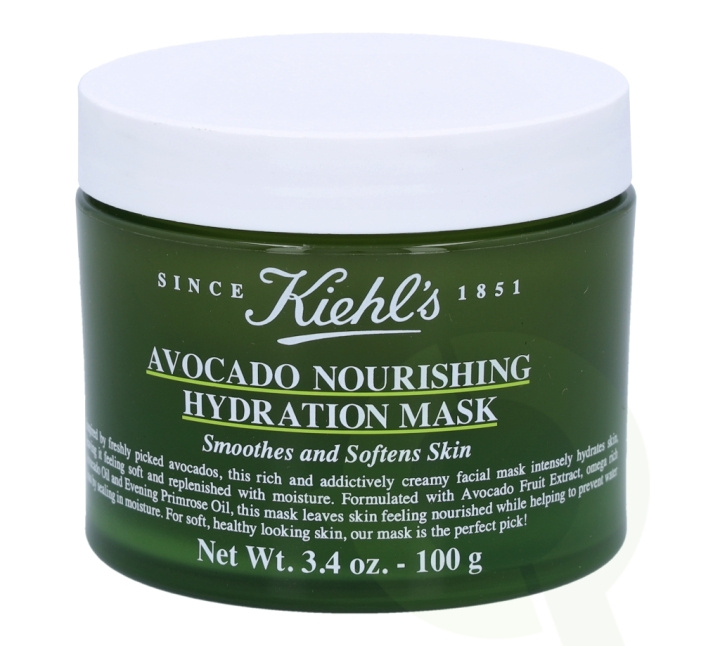 Kiehls Kiehl\'s Avocado Nourishing Hydration Mask 100 gr Smoothes And Softens Skin i gruppen SKÖNHET & HÄLSA / Hudvård / Ansiktsvård / Masker hos TP E-commerce Nordic AB (C52502)